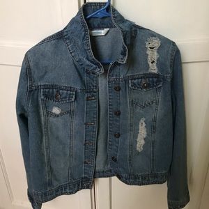 Jean tipped jacket